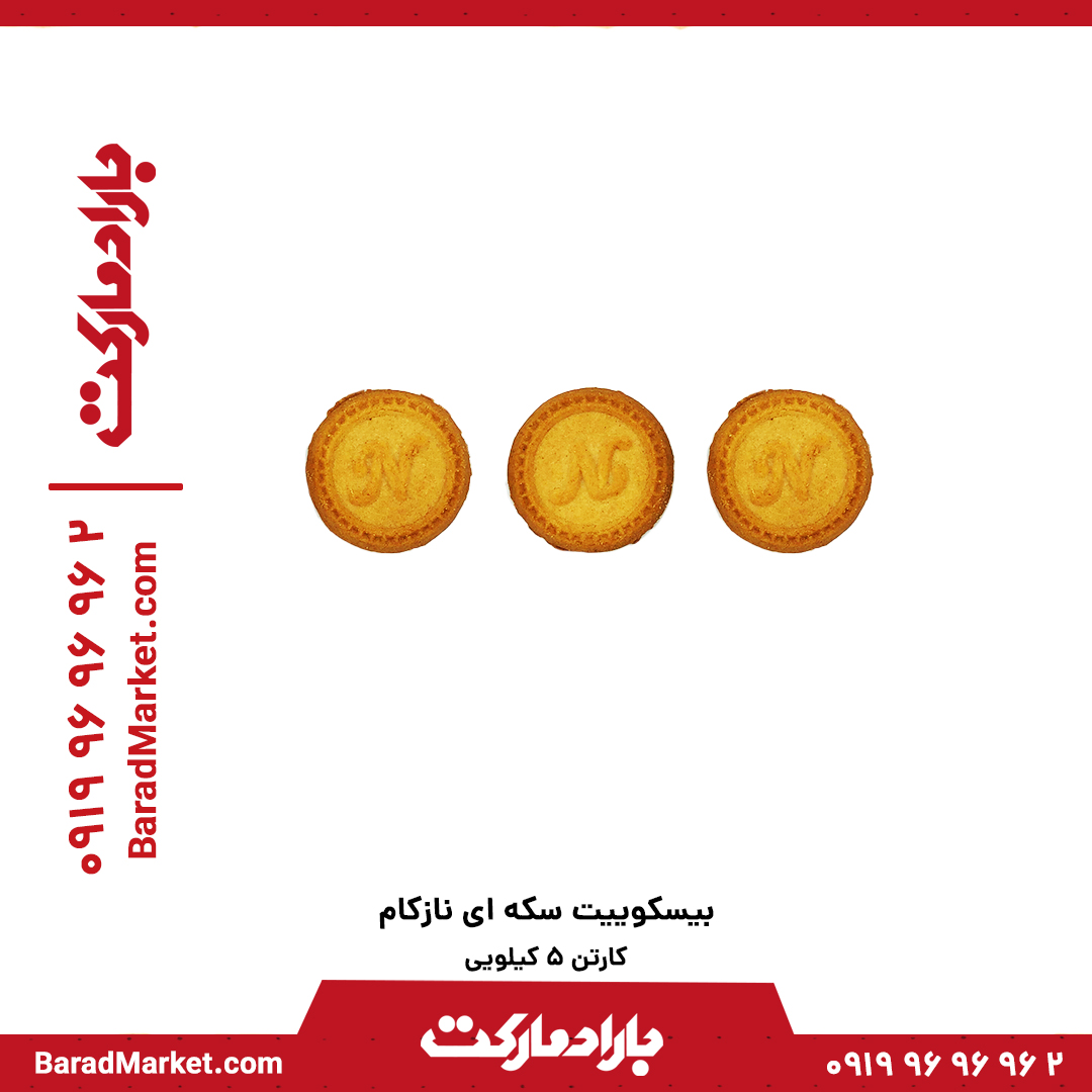 بیسکوییت فله سکه ای نازکام